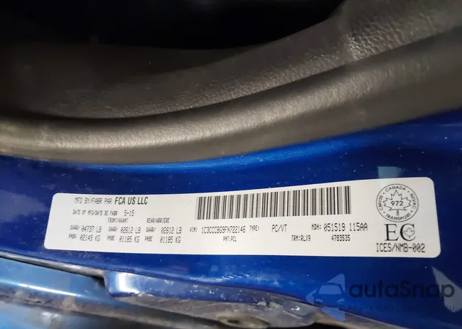 1C3CCCBG9FN722146: 44380204