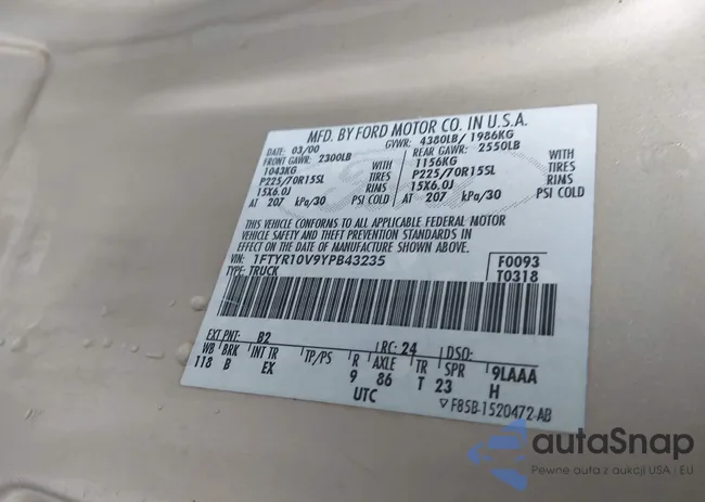 1FTYR10V9YPB43235: 44380347