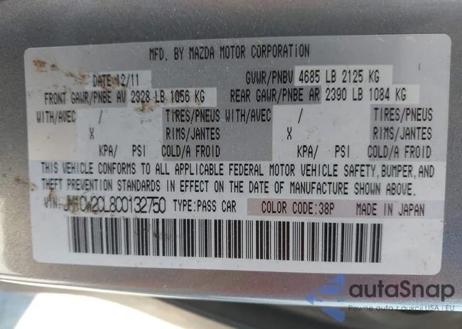 JM1CW2CL8C0132750: 44380384