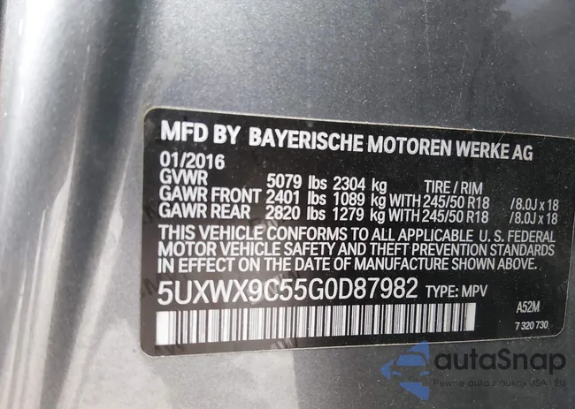 5UXWX9C55G0D87982: 44380393