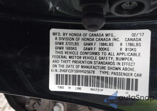 2HGFC2F59HH525678: 44380431