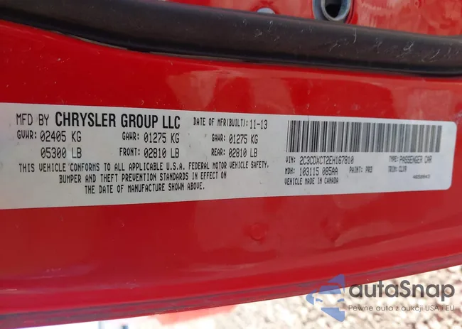 2C3CDXCT2EH167810: 44379691