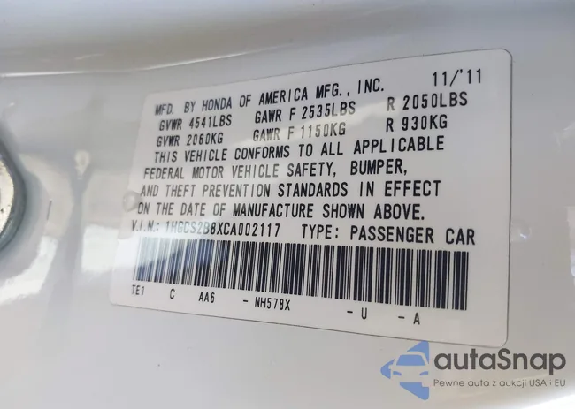 1HGCS2B8XCA002117: 44380949