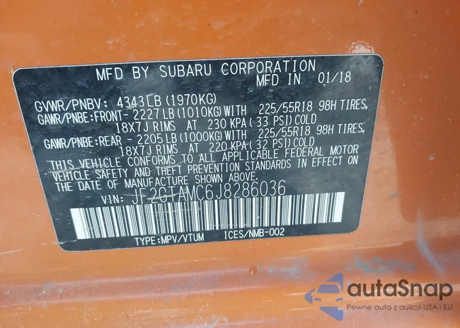 JF2GTAMC6J8286036: 44381064