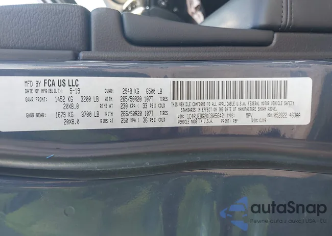 1C4RJEBG2KC805642: 44381126