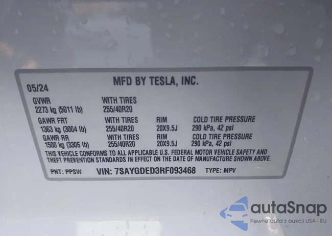 7SAYGDED3RF093468: 44381152