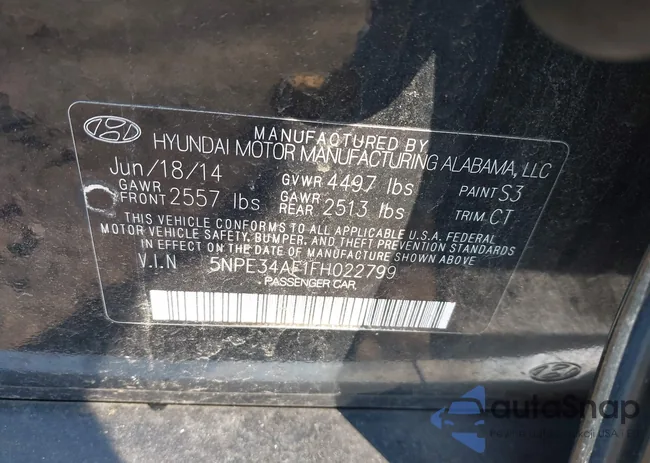 5NPE34AF1FH022799: 44381177