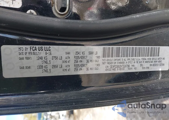 3C4PDDBG2HT520798: 44381364