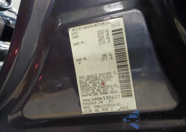 1N4AL3AP0DN530637: 44381394