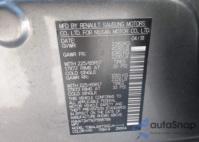 KNMAT2MT9JP588789: 44381401