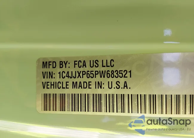 1C4JJXP65PW683521: 44380685