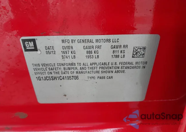 1G1JC5SH1C4195706: 44381982