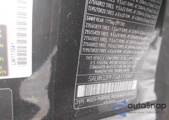 SALWG2PF7GA111041: 44382338