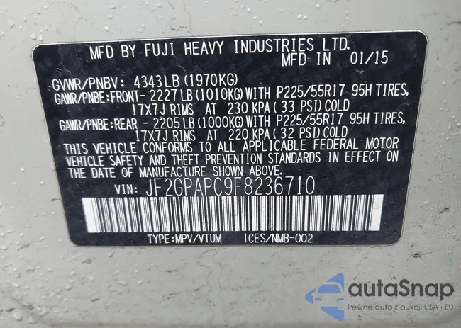 JF2GPAPC9F8236710: 44382394