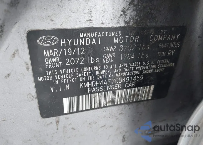 KMHDH4AE7CU491459: 44382396