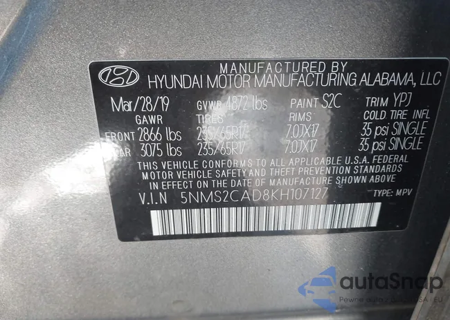 5NMS2CAD8KH107127: 44381683