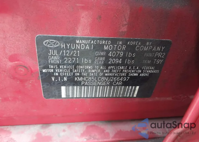 KMHC85LC8NU266497: 44382625