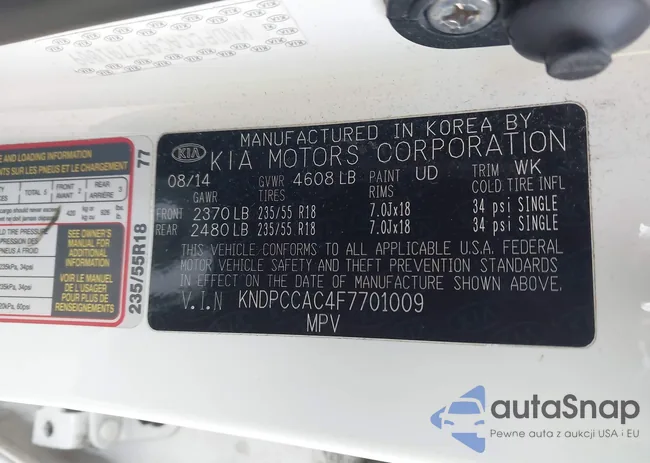 KNDPCCAC4F7701009: 44382803