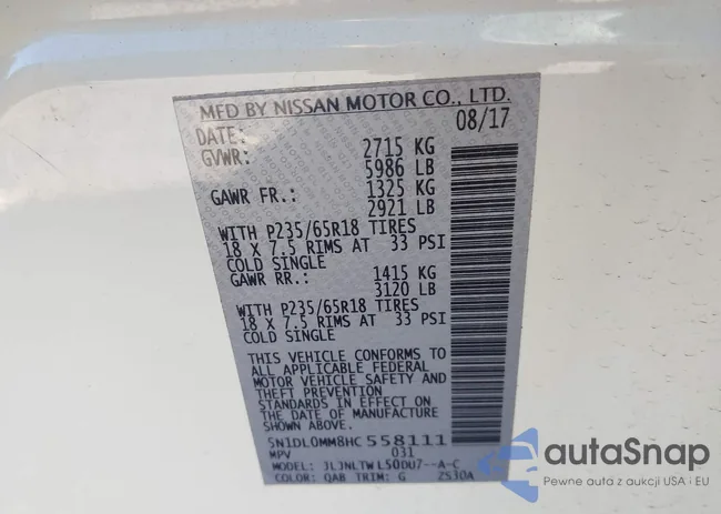 5N1DL0MM8HC558111: 44382827