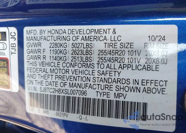 5J8TC2H8XSL007096: 44382831