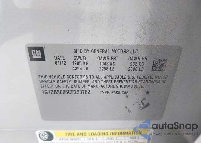 1G1ZB5E06CF253762: 44384012