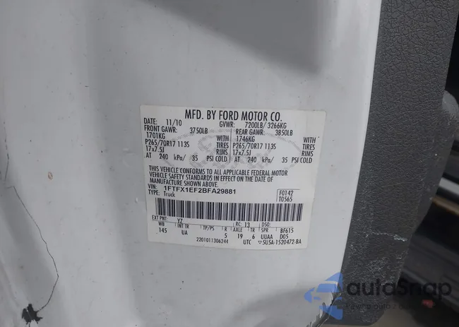 1FTFX1EF2BFA29881: 44384335