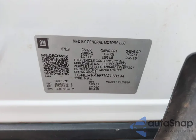 1GNERFKW7KJ118194: 44384434