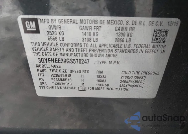 3GYFNEE39GS570247: 44383509