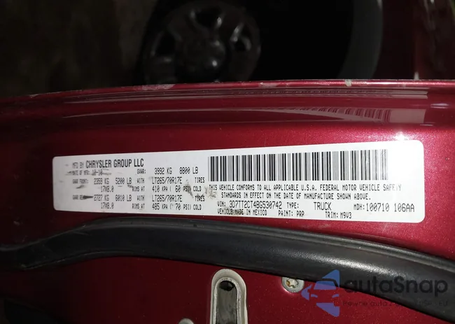 3D7TT2CT4BG530742: 44383558