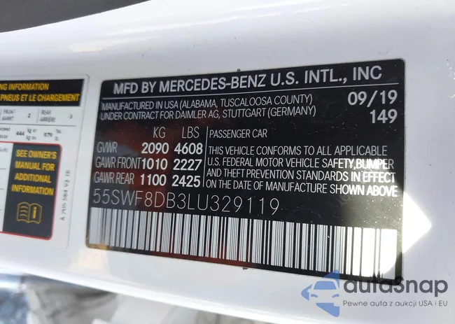 55SWF8DB3LU329119: 44383562