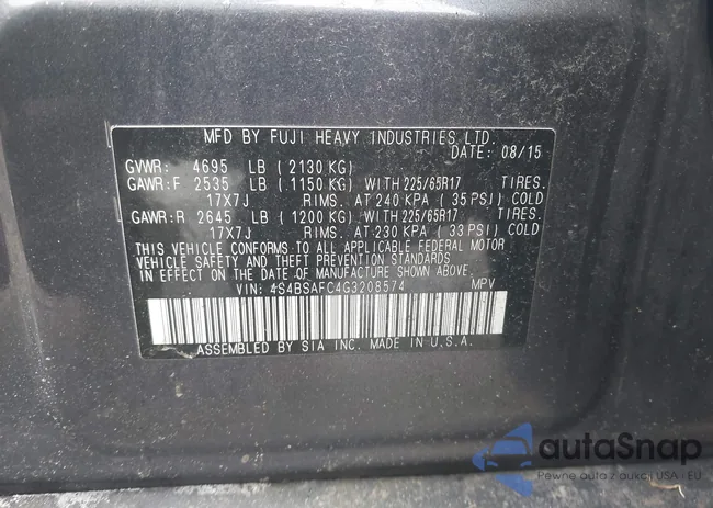 4S4BSAFC4G3208574: 44383587