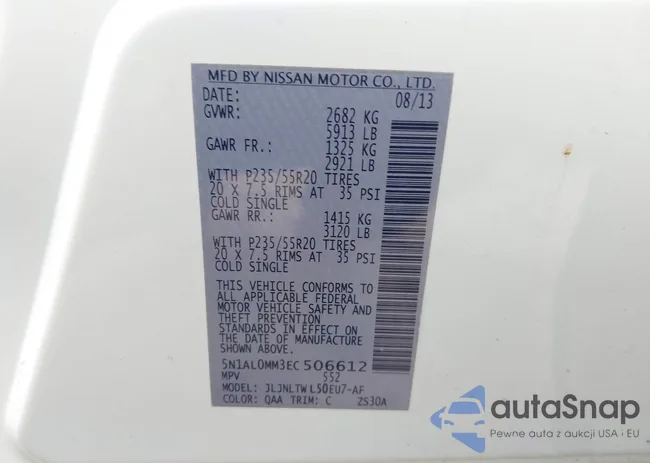 5N1AL0MM3EC506612: 44383599