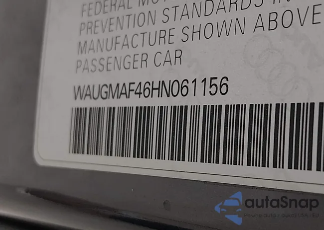 WAUGMAF46HN061156: 44383614