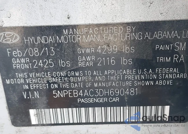 5NPEB4AC3DH690481: 44383620