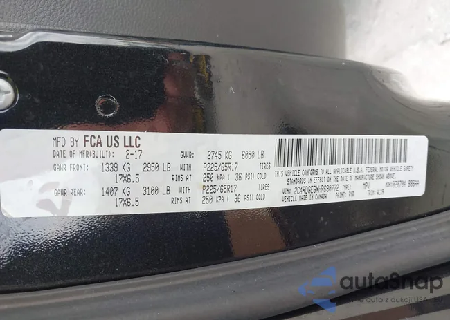 2C4RDGEGXHR690772: 44383645