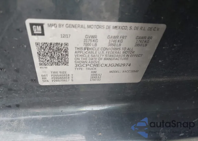 3GCPCRECXJG262974: 44383879