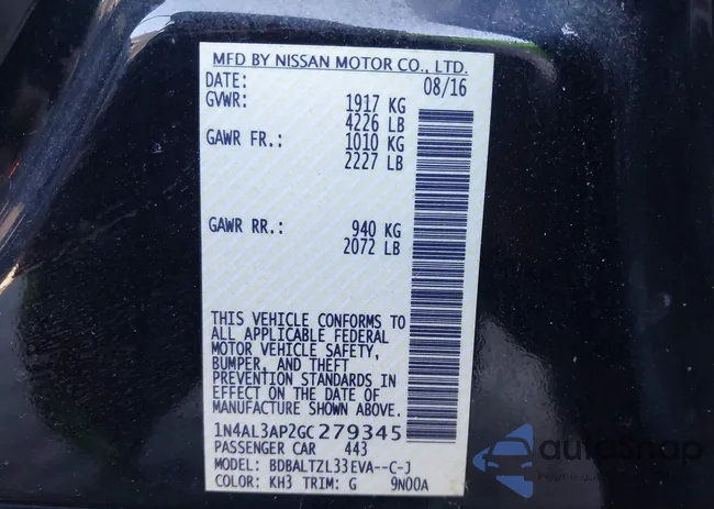 1N4AL3AP2GC279345: 44384898