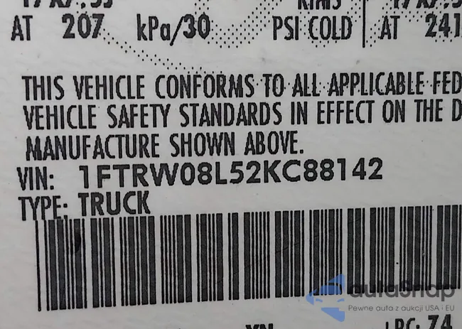 1FTRW08L52KC88142: 44384917