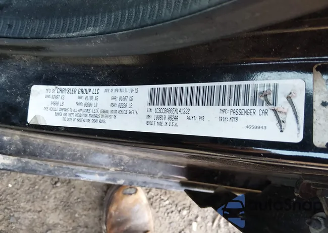 1C3CCBAB6EN141332: 44384963