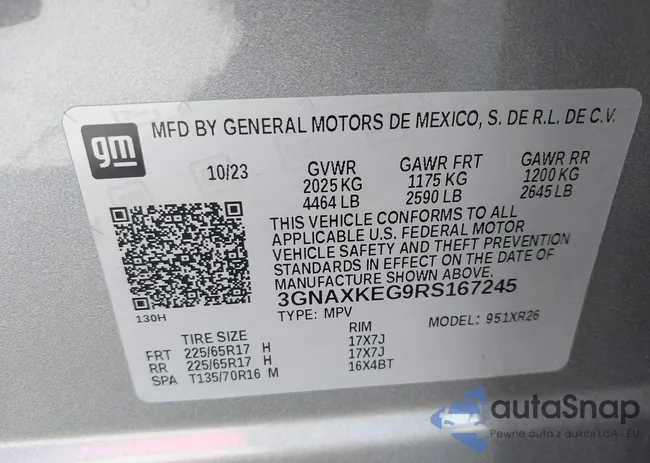 3GNAXKEG9RS167245: 44384968