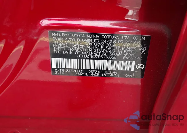 JTHBZ1B22R5078328: 44384972