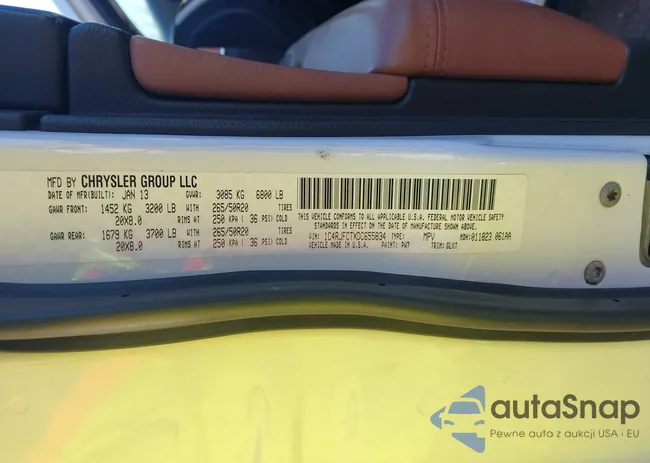 1C4RJFCTXDC655834: 44385022