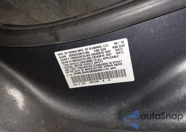 5FNRL3H4XAB088484: 44385038