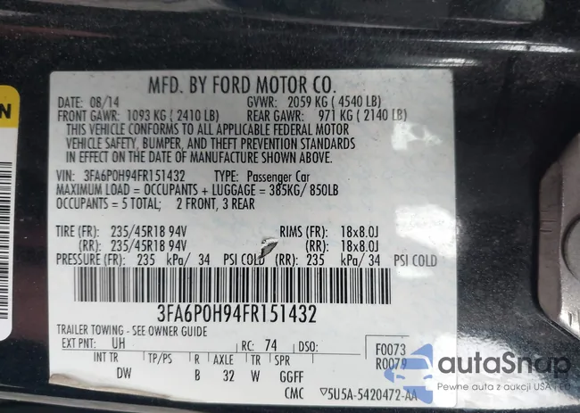 3FA6P0H94FR151432: 44385053