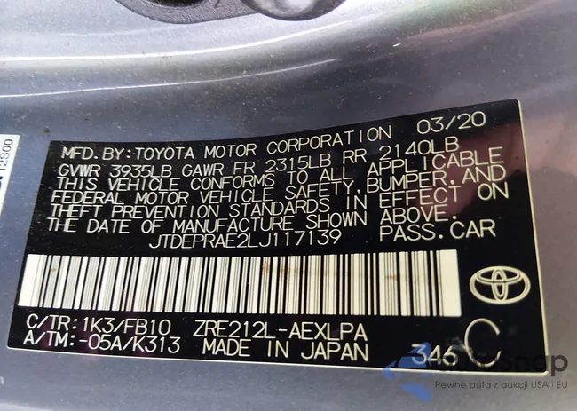 JTDEPRAE2LJ117139: 44385272