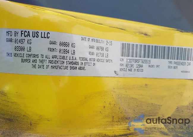 3C3CFFBR5FT625519: 44385310