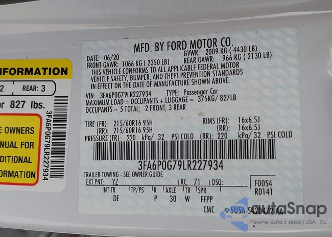 3FA6P0G79LR227934: 44385316