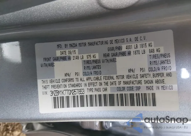 3MZBM1K77GM257853: 44385342