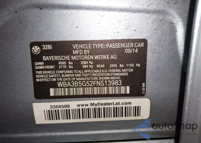 WBA3B5G52FNS13983: 44385345