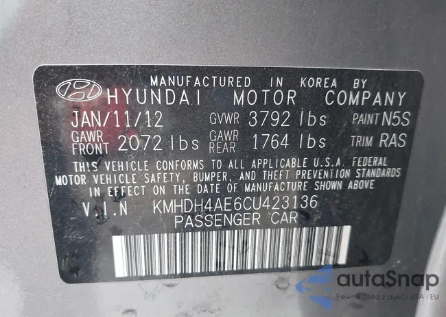 KMHDH4AE6CU423136: 44385401